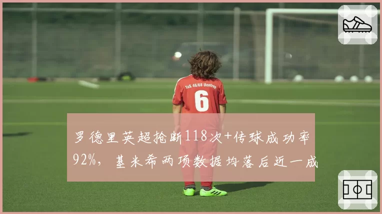 罗德里英超抢断118次+传球成功率92%，基米希两项数据均落后近一成